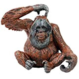 FLORMOON Orangutan Figurine Realistico Orangutan Giocattolo Figura Animale Giocattoli educativi precoci Progetto di scienze Natale Regalo di Compleanno per Bambini