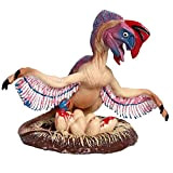 FLORMOON Oviraptor Figura Realistico Figurine di Animali Educazione precoce Giocattolo Dinosuar Progetto di scienze Natale Compleanno Cake Topper Bambini (Rosa)