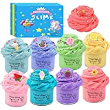 Fluffy Butter Slime Set – 8 colori Putty Slime Kit fai da te per bambini, Art Craft, Soft and Stretchy, ...