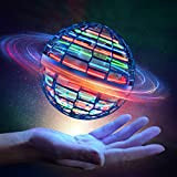Flying Orb Hover Ball Giocattoli, Ricaricabile Magica Nebbia LED Luci Palla Boomerang Tampone con 360 ° Rotante Fly Spinner UFO ...