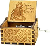 Flyinghedwig Carillon Davy Jones Pirati dei Caraibi Carillon a manovella con incisioni in Legno miglior Artigianato per Regalo per Bambini