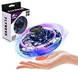 FLYNOVA UFO Palla Volante ,Mini UFO Flying Drone Ball, con 360° Magica Spinner luce a LED illuminata,Adatto Per Bambini Adulti ...