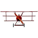 FMOCHANGMDP Modellino Aereo, Fokker Dr-1 Triplane Red Baron Lega Modello Scala 1/48, Giocattoli e Regali per Adulti, 4,7 x 5,9 ...