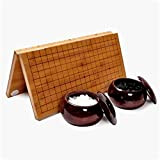 FMOPQ Go 19 Road 361 PCS/Set Chinese Old Game of Go Weiqi International Checkers Folding Table Toy Gifts Casual Puzzle ...