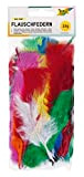 folia 53019 Piume Artificiali, 10 g, Colori Assortiti, Ideali per creazioni Artigianali, Maschere, Costumi