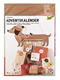 Folia 9382-Set Sausage Dog, 54 Pezzi Fai da Te per Creare Un Calendario dell'Avvento Personalizzato per Gli Amanti dei Cani, ...