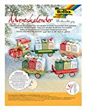 Folia Calendario Treno di Natale, Set Fai da Te da 60 Pezzi con Trenino pretagliato e 24 Confezioni incastrare, Ideale ...