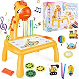 FORMIZON Traccia e Disegna Proiettore Giocattolo, Tavolo da Disegno per Bambini 2 3 5 anni, Proiettore di Pittura Disegno con ...