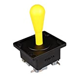 Fosiya American Style 2 pin Stick Happ tipo ellittico Joystick Arcade commutabile da 8 modi di funzionamento, precisione 0,187" 4,8 ...