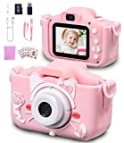Fotocamera Bambini,Macchina Fotografica per Bambini fotocamera video HD 1080P per bambini per bambinicon Giochi, 32GB Scheda & Cordoncino, giocattolo per ...