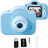 Fotocamera digitale per bambini, fotocamera digitale per bambini da 2 pollici, 1080P HD, per bambini da 3 a 10 anni, ...