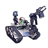 Foxom Robot Programmabile per Arduino Mega, Smart Robot Car Kit con WiFi, Modulo Bluetooth, Modulo Segui Linea, Sensore a Ultrasuoni ...