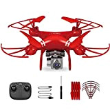 FPV Drone with Camera 4K HD Live Video for Adults Kids RC WiFi Quadcopter with Voice/App Control Altitude Hold 3D ...