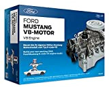 FRANZIS Ford Mustang V8 Motor | 200-Teile - transparentes, Voll funktionsfähiges Motormodell | für Bastler und Oldtimer-Fans | Ab 14 ...