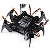Freenove Hexapod Robot Kit (Compatible with Arduino IDE), App Remote Control, Walking Crawling Twisting Servo STEM Project