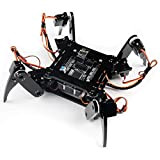 Freenove Quadruped Robot Kit (Compatible with Arduino IDE), App Remote Control, Walking Crawling Twisting Servo STEM Project