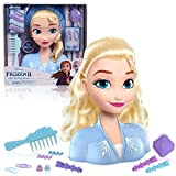 Frozen 2 Elsa, testina per acconciatura di base, 17 accessori per capelli inclusi, giocattolo per bambini a partire dai 3 ...
