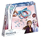 FROZEN II Disney Mystical Bracelet Set: crea i tuoi braccialetti con diversi ciondoli di fascino, nastri di raso e belle ...