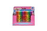 FRUITY SQUAD - Set di 12 mini penne Gel profumate, per bambini, colori assortiti, FS60385