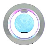 FUGEST 3D Floating Moon Lampada Illusione Colore Cambia Tavolo Luce Notte Luci di Natale Lampada da Scrivania
