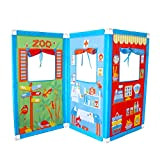 Fun2Give Zig Zag Puppet Theatre with 4 Hand Puppets by Fun2Give