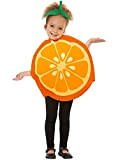 Funidelia | Costume da Arancia per Bambina e Bambino Taglia 3-6 Anni ▶ Frutta, Cibo - Arancione