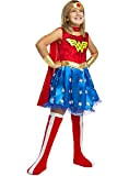 Funidelia | Costume Wonder Woman Ufficiale per Bambina Taglia 3-4 Anni ▶ Supereroi, DC Comics, Lega della Giustizia - Multicolore