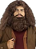 Funidelia | Parrucca di Hagrid con barba per uomo ▶ Maghi, Harry Potter, Hogwarts - Accessori per Adulto, accessorio per ...