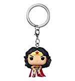 Funko 55009 POP Keychain: Wonder Woman 80th- Wonder Woman (ClassicW/Cape)