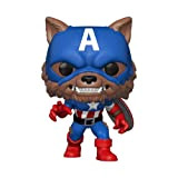 Funko 55506 POP Marvel: Year of the Shield - Captain America Capwolf - (Amazon Exclusive)