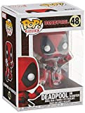 Funko- Deadpool on Scooter Rides Deadpool & Scooter Figura da Collezione, Colore Rosso, 30969