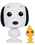 Funko - Figurine Snoopy Peanuts - Snoopy et Woodstock Flocked Exclu Pop 10cm - 0849803080464
