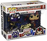 Funko- Games-2 Pack Black Panther Vs Monster Hunter Marvel Capcom Figurina, Multicolore, 22780