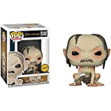Funko Gollum (Chase Edition): Lord of The Rings x POP! Movies Vinyl Figure & 1 PET Plastic Graphical Protector Bundle ...