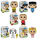 Funko Peanuts POP! TV Collectors Set: Charlie, Lucy, Sally, Linus, Snoopy & Woodstock Action Figure by FunKo