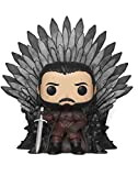 Funko- Pop Deluxe: Game of Thrones S10: Jon Snow Sitting on Iron Throne Figura da Collezione, Multicolore, 37791