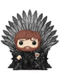 Funko- Pop Deluxe: Game of Thrones S10: Tyrion Sitting on Iron Throne Figura da Collezione, Multicolore, 37404
