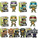 Funko Pop! TNMT Teenage Ninja Mutant Turtles Secret of The Ooze Set of 7 - Donatello, Leonardo, Michelangelo, Raphael, Rahzar, ...