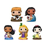Funko Pop! Ultimate Princesses - Set da 5 pezzi, Cenerentola, Moana, Pocahontas, Rapunzel e Biancaneve