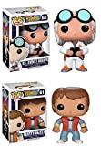 Funko POP Vinyl Figure Back to the Future - Marty Mcfly & Doc Emmet Brown by FunKo