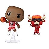 Funko POP! Vinyl: NBA: Bulls: Michael Jordan, Multicolore, Taglia unica & POP NBA: Mascots- Chicago- Benny the Bull