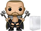 Funko Pop! WWE: Tripla H Skull King - Figura in vinile in confezione con custodia protettiva Pop Box