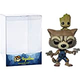 Funko Rocket & Groot (Collector Corps Exc) Pop! Vinyl Figure Bundle with 1 Compatible 'ToysDiva' Graphic Protector (211 - 12499 ...
