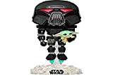 Funko Star Wars - Bobble Head Pop N° 488 - Dark Trooper w/Grogu SP.Edit.