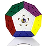 FunnyGoo YuXin Little Magic 3x3 Megaminx Dodecahedron V2 Enhanced Version 12 Surface Megaminx Dodecahedron 3x3 Gigaminx megaminx Cube, with One ...