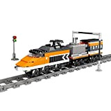 FunTomia Kazi 98241 - Set di mattoncini per ferrovia elettrica, colore: Arancione