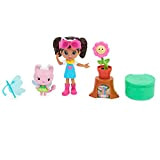 Gabby's Dollhouse, Mini set Giardino floreale, con Gabby e Gattina Fatina, giochi per bambini dai 3 anni in su