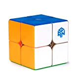 GAN 249 V2, 2x2 Cubo Velocità Mini Cube Giocattolo Puzzle 2x2x2 Magico cubo 49mm Stickerless Senza Adesivo Regalo