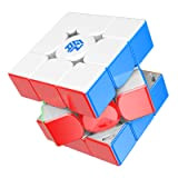 GAN Mini M Pro, 3x3 Stickerless Magnetic Cube 356 Speed Puzzle Cube 353 for One Hand or Small Hand(UV Coated)