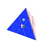 GAN Pyraminx 60 Magneti, Speed Cube Puzzle Rompicapo Piramide, Cubo Magnetico Stickerless Senza Adesivi, con Sistema GES+(Rivestito UV,Migliorato)
